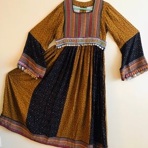 Antique long dress for summer.